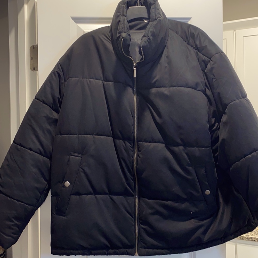 Plus size puffer coat 🖤